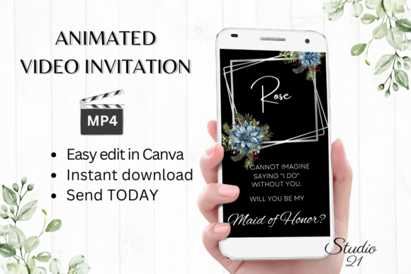 A Festive Way to Pop the Question: Winter Maid of Honor Proposal