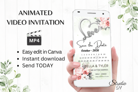 Effortless Elegance: A Guide to the Pink Roses Save the Date Template