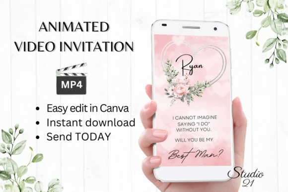 Pink Roses Best Man Proposal W3279BM: A Designer's Guide