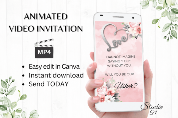 Pink Roses Usher Proposal: Elevate Your Digital Invites