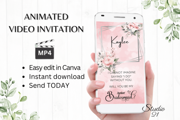Styling the Digital Age: The Pink Roses Junior Bridesmaid Font